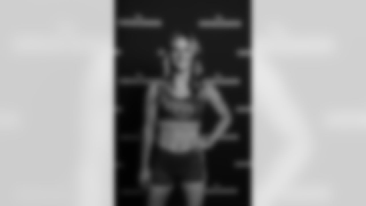 Lilly Charron cheerleading tryout headshot on March 27, 2023 in Nashville, TN. Photo By Kaitlyn Hungerford/Tennessee Titans