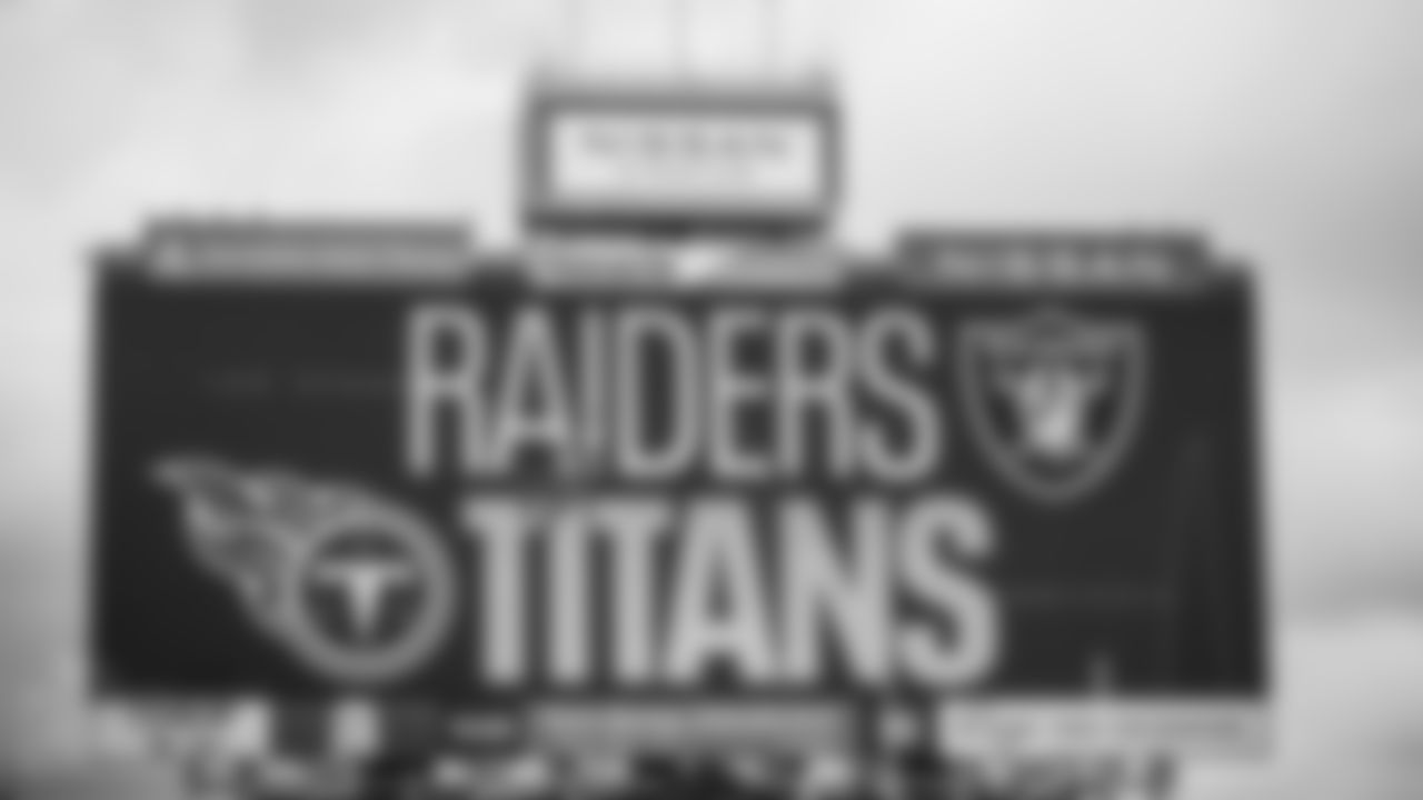 The Tennessee Titans host the Las Vegas Raiders at Nissan Stadium on September 25, 2022 in Nashville, TN. Photo property of Tennessee Titans