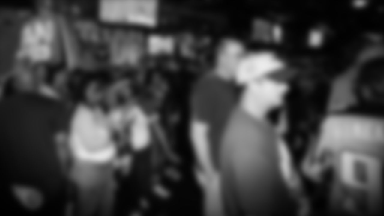 ATLANTA, GA - SEPTEMBER 28, 2019 - Fans attend the Titans Road Rally at Buckhead Saloon in Atlanta, GA. Photo By Donald Page/Tennessee Titans