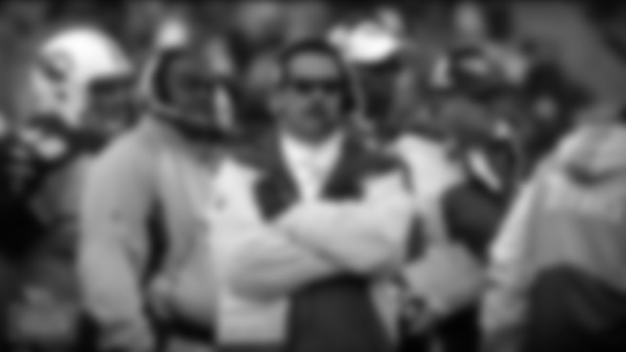 Fisher is the winningest coach in franchise history, amassing 147 wins (142 regular season/5 postseason) from 1994-2010 and the team's only Super Bowl appearance following the 1999 season. In 16 full seasons at the helm, he only had five losing records and he is the only head coach in franchise history to win 13 games in a season, a mark he reached three times (1999, 2000, 2008). (Photo by Ronald Martinez/Getty Images)