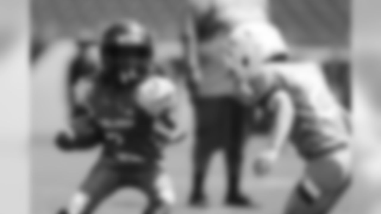 NASHVILLE, TN - AUGUST 03, 2019 - Y./'
\outh football games at Nissan Stadium in Nashville, TN. Photo By Donald Page/Tennessee Titans