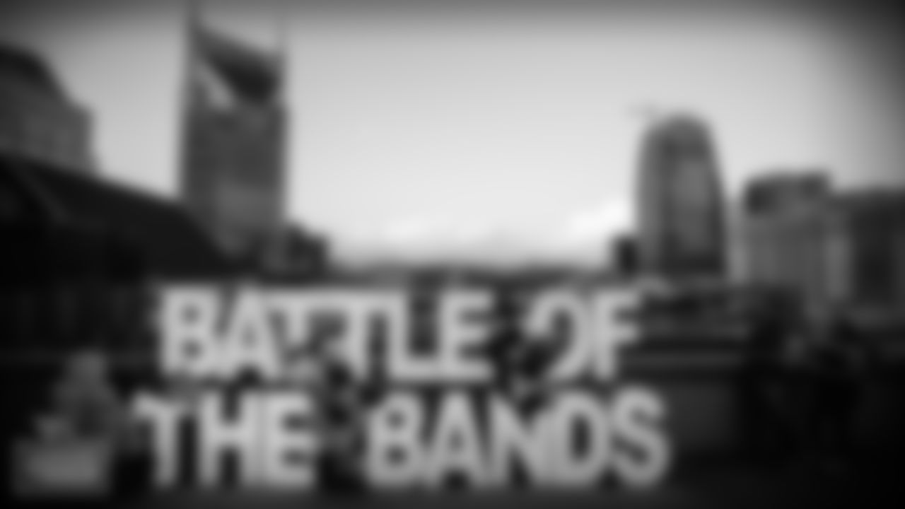 NASHVILLE, TN -Scenic shots of the Titans Battle of the Bands presented by Gibson Guitar Friday August 20, 2021. The event is at Assembly Hall Rooftop Showcase Stage in downtown Nashville. Photo By Joe Howell/Tennessee Titans