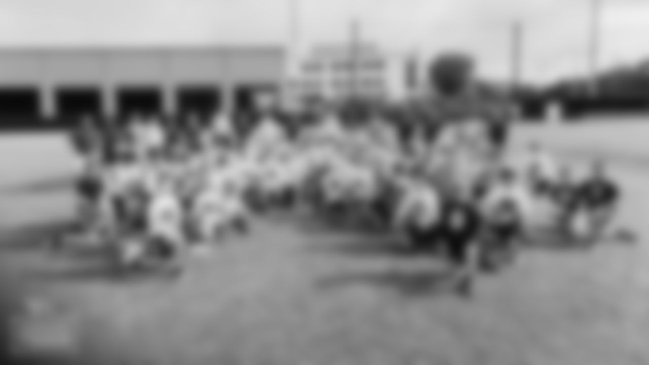 Youth Football Camp at Christ Presbyterian Academy on June 8, 2022 in Nashville, TN. Photo By Cameron Faulkner/Tennessee Titans