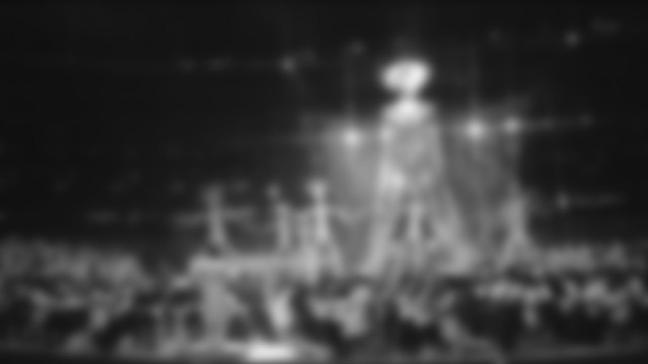 Lights-out halftime entertainment includes a full orchestra at Super Bowl XXXIV January 30, 2000 in Atlanta. The St. Louis Rams defeated the Tennessee Titans 23 - 16. (Al Messerschmidt via AP)