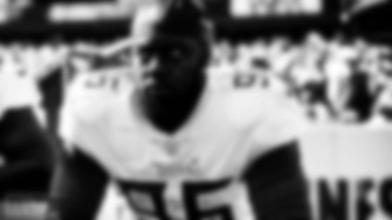 Defensive lineman Denico Autry #96 of the Tennessee Titans before the game between the Tennessee Titans and the Indianapolis Colts at Nissan Stadium on October 23, 2022 in Nashville, TN. Photo By Cameron Faulkner/Tennessee Titans
