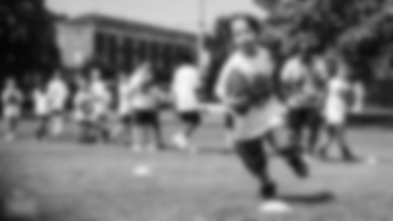 Youth camp at Austin Peay State University in Clarksville, TN on 5/26/2023. Photo By Joy Kimbrough /Tennessee Titans