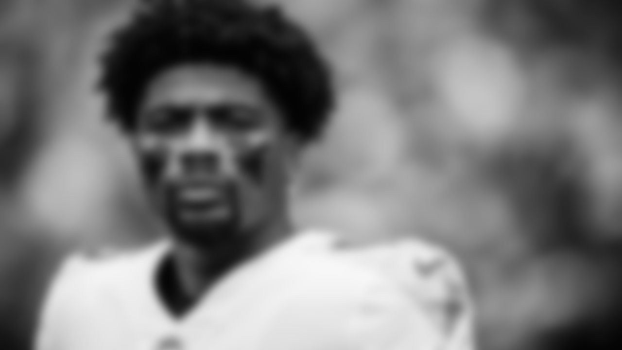 Wide receiver Treylon Burks #16 of the Tennessee Titans before the game between the Tennessee Titans and the Cleveland Browns at the Cleveland Browns Stadium on September 24, 2023 in Cleveland, OH. Photo By Emily Starkey/Tennessee Titans