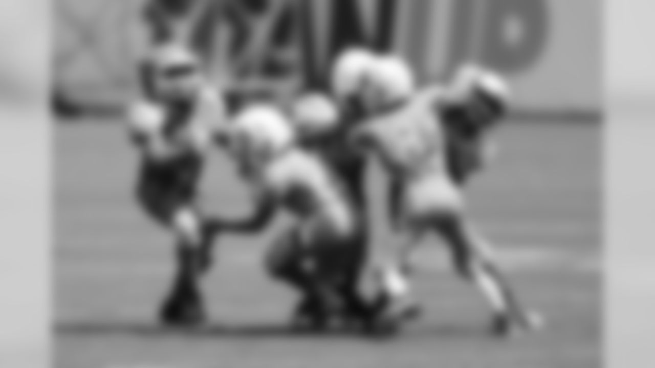 NASHVILLE, TN - AUGUST 03, 2019 - Y./'
\outh football games at Nissan Stadium in Nashville, TN. Photo By Donald Page/Tennessee Titans