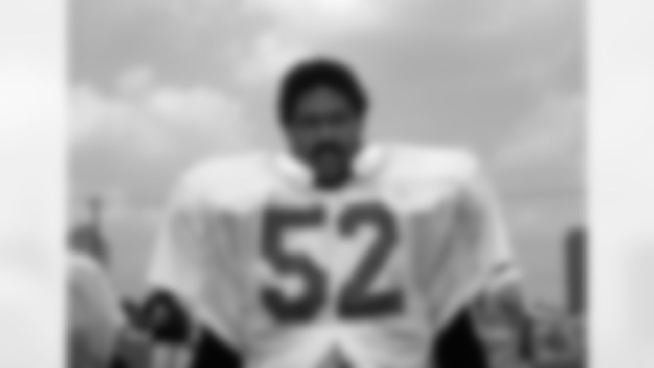 Robert Brazile, linebacker for the Houston Oilers, is shown in the undated photo. Location is also unknown. (AP Photo)