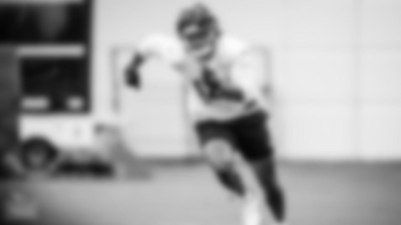 Colton Dowell during offseason OTA practice at Ascension Saint Thomas Sports Park on May 31, 2023 in Nashville, TN. Photo By Donald Page/Tennessee Titans