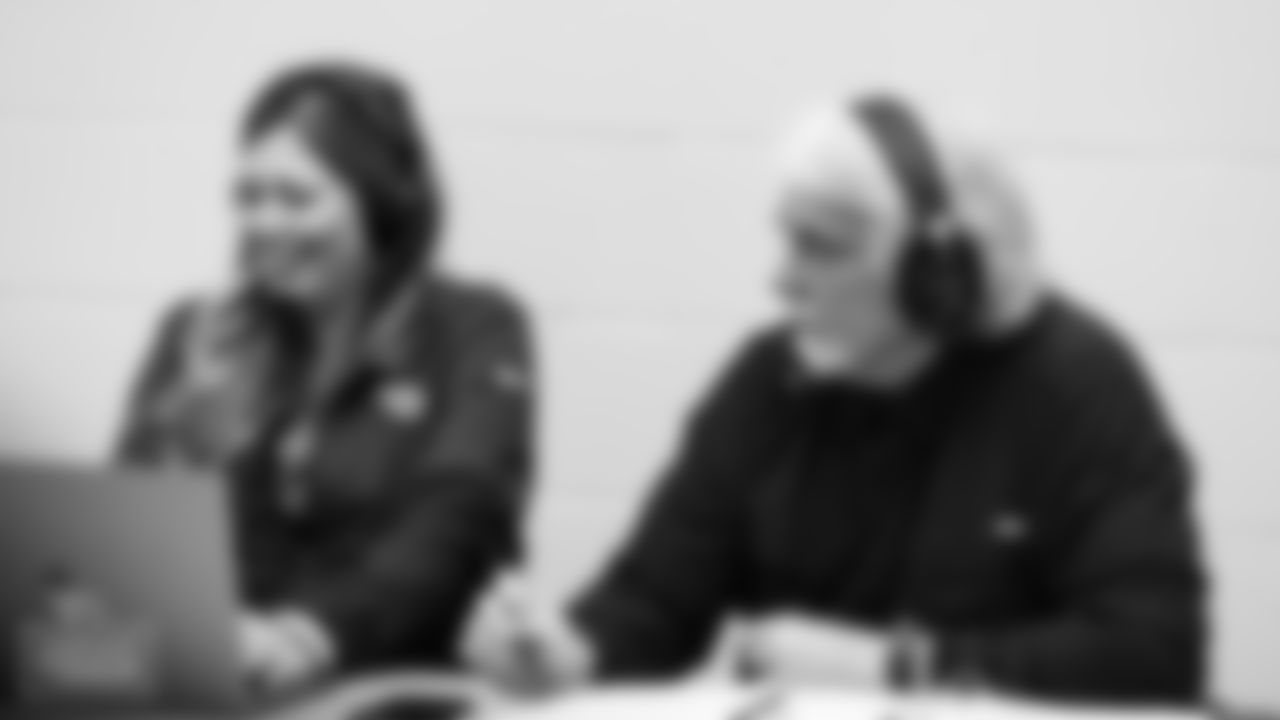 COLUMBIA, TN - April 12, 2022 - The Official Titans Podcast hits the road for one of six live podcast events at the Roaden University Center at Tennessee Tech University in Cookeville, TN. Photo By Cameron Faulkner/Tennessee Titans