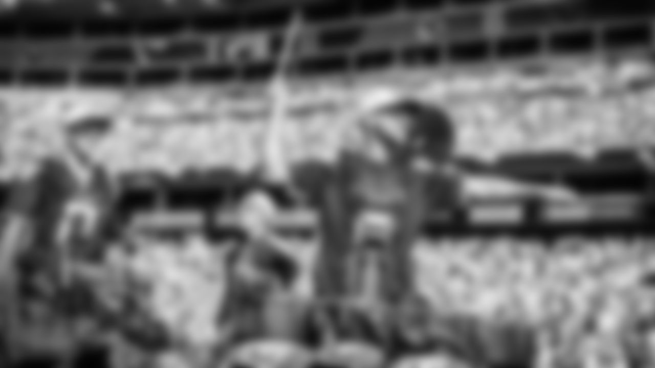 Tennessee Titans Blue Crew Drum Line during the game between the Tennessee Titans and the Kansas City Chiefs at Nissan Stadium on October 24, 2021 in Nashville, TN. Photo By Lakin Householder/Tennessee Titans