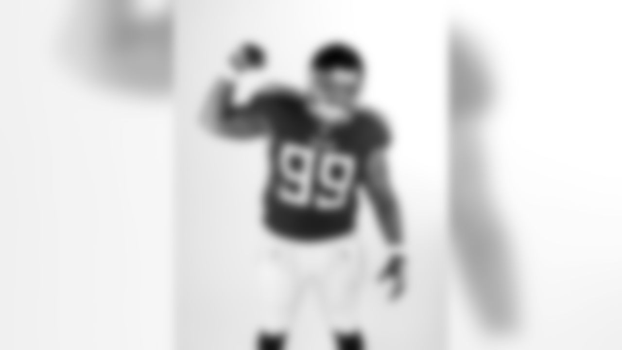 Tennessee Titans defensive end Jurrell Casey poses June 11, 2018, in Nashville, Tenn. (AP Photo/Mark Humphrey)