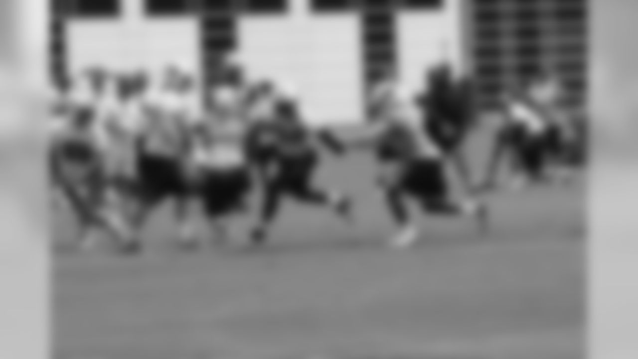 Titans players take part in an OTA (organized training activity) on Tuesday, June 15, 2010 at Baptist Sports Park in Nashville, Tenn.