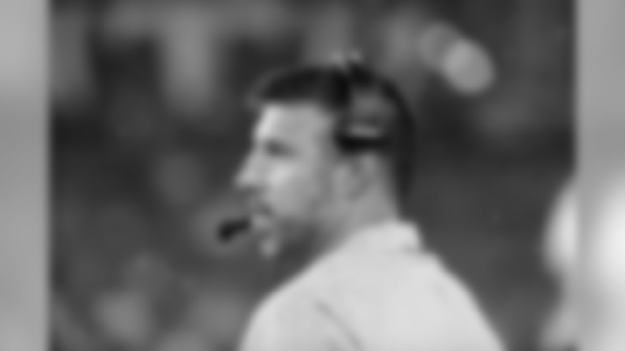 Tennessee Titans head coach Mike Vrabel watches from the sideline in the first half of a preseason NFL football game between the Titans and the Minnesota Vikings Thursday, Aug. 30, 2018, in Nashville, Tenn. (AP Photo/James Kenney)