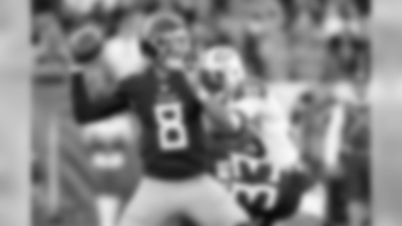 Tennessee Titans quarterback Marcus Mariota (8) passes against the New York Jets in the first half of an NFL football game Sunday, Dec. 2, 2018, in Nashville, Tenn. (AP Photo/Mark Zaleski)