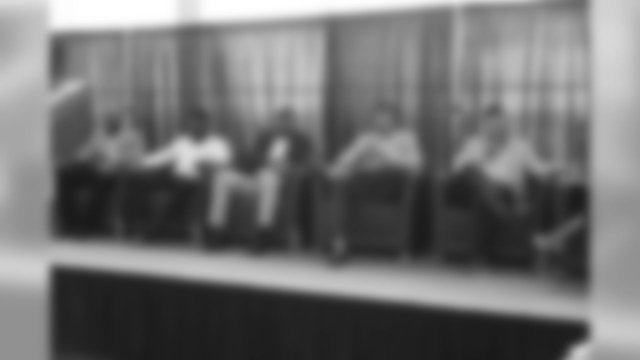 NASHVILLE, TN - JULY 30, 2019 - Panel of Tennessee Titans at the luncheon where Tennessee Titans announced $450,000 in grant funding to 10 local non-profit organizations at Nissan Stadium in Nashville, TN. Photo By Donald Page/Tennessee Titans