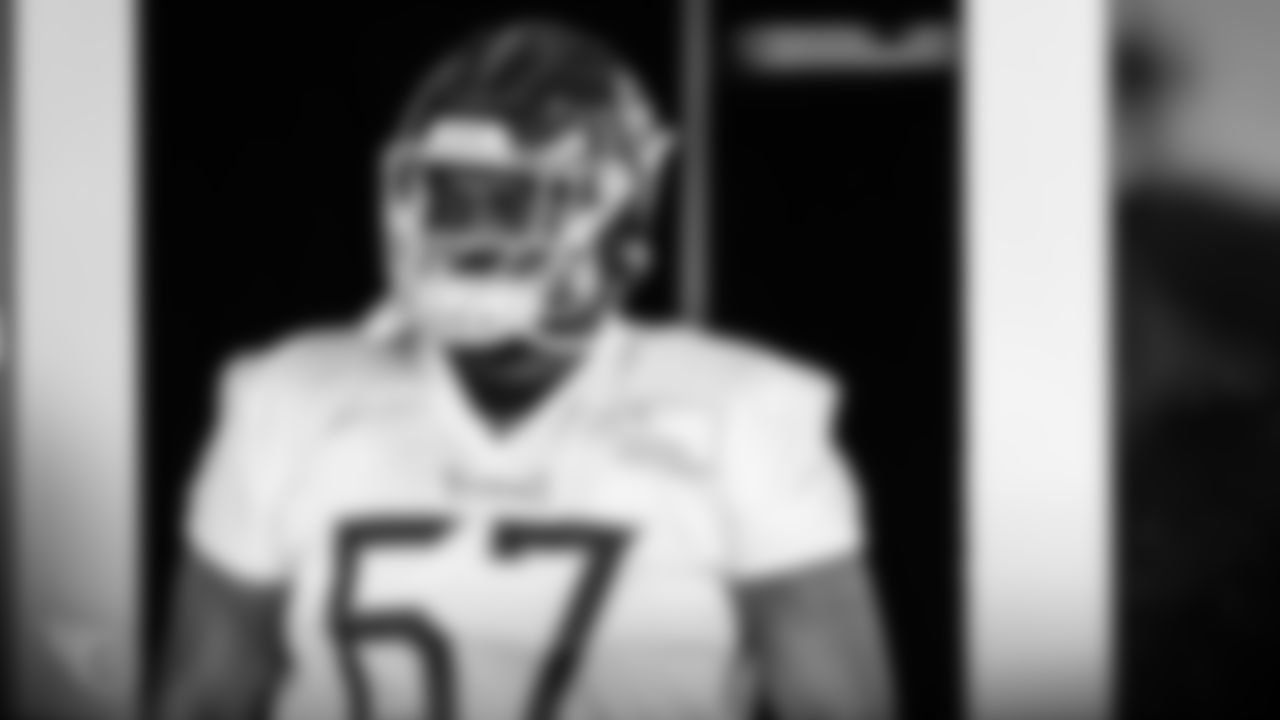 NASHVILLE, TN - AUGUST 14, 2020 - Offensive lineman Avery Gennesy #67 of the Tennessee Titans during practice at Saint Thomas Sports Park in Nashville, TN. Photo By Donald Page/Tennessee Titans