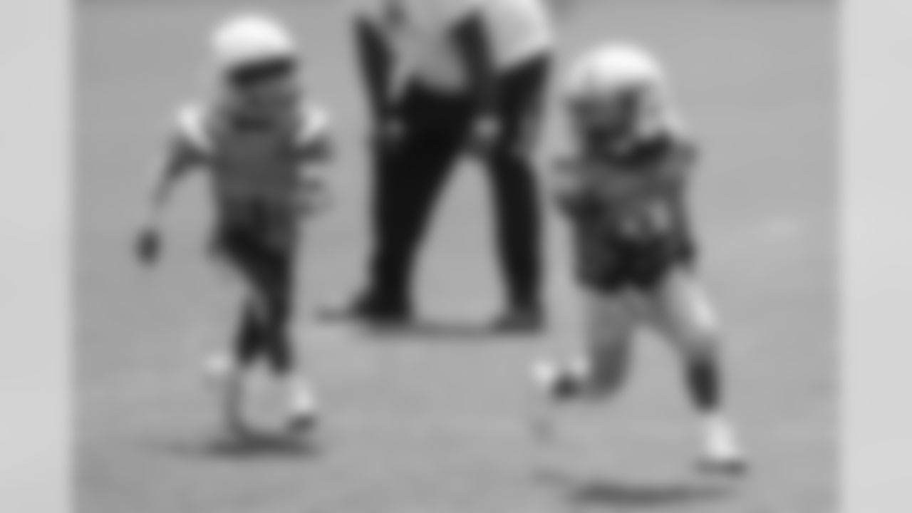 NASHVILLE, TN - AUGUST 03, 2019 - Y./'
\outh football games at Nissan Stadium in Nashville, TN. Photo By Donald Page/Tennessee Titans
