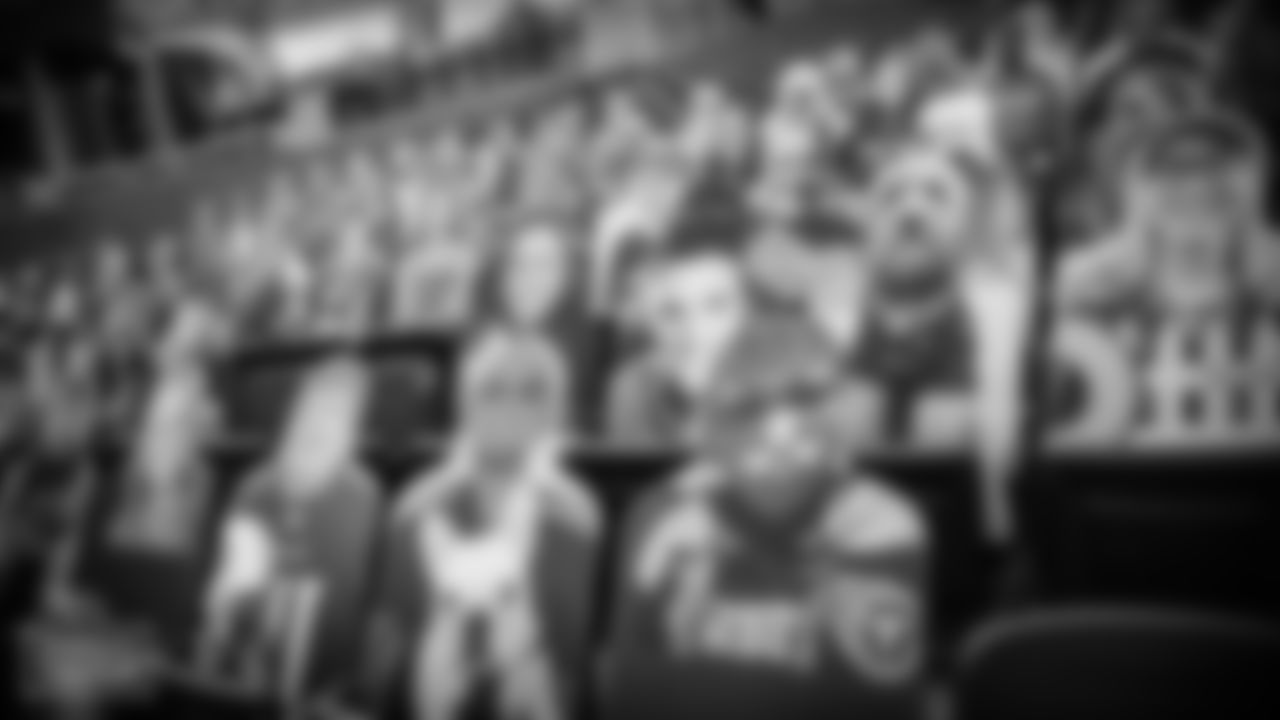 NASHVILLE, TN - SEPTEMBER 18, 2020 - Cutouts of fans in the stands at Nissan Stadium in Nashville, TN. Photo By Donald Page/Tennessee Titans