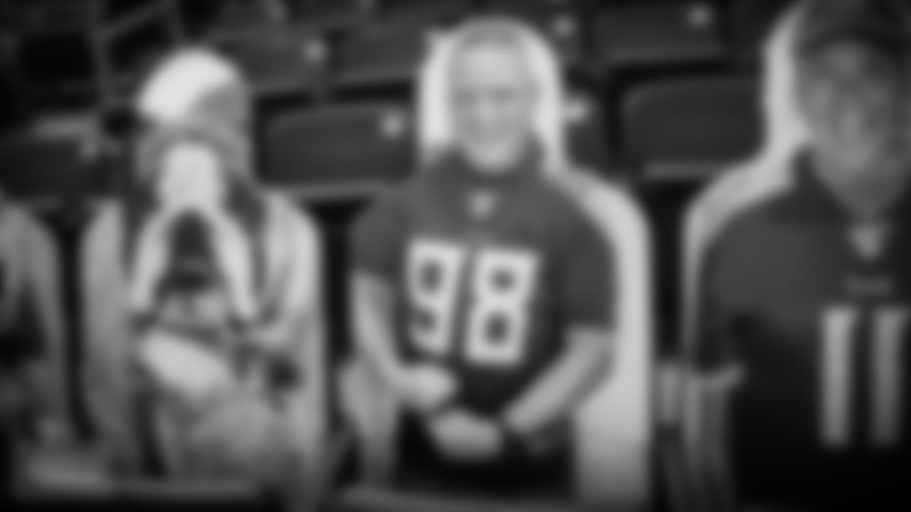 NASHVILLE, TN - SEPTEMBER 18, 2020 - Cutouts of fans in the stands at Nissan Stadium in Nashville, TN. Photo By Donald Page/Tennessee Titans