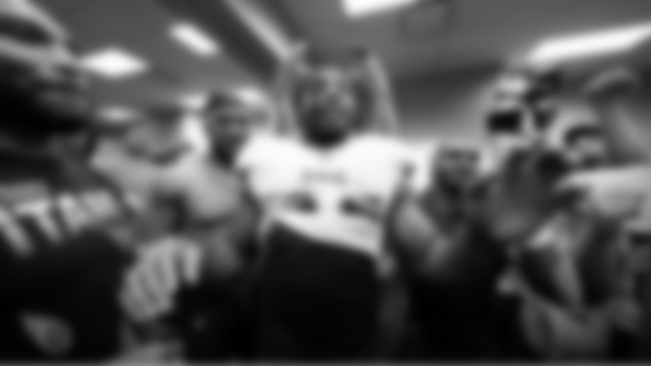 HOUSTON, TX - DECEMBER 29, 2019 - Running back Derrick Henry #22 of the Tennessee Titans in the locker room after the game between the Tennessee Titans and the Houston Texans at NRG Stadium in Houston, TX. Photo By Donald Page/Tennessee Titans