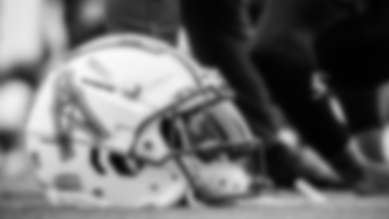 Oilers Helmet during practice at the Ascension Saint Thomas Sports Park on October 11, 2023 in Nashville, TN. Photo By Donald Page/Tennessee Titans