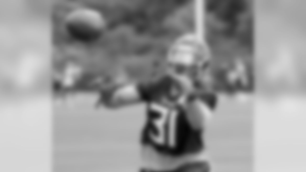 Tennessee Titans defensive back Kevin Byard runs a drill during NFL football minicamp Wednesday, June 13, 2018, in Nashville, Tenn. Byard is coming off an All-Pro season and the Titans upgraded their secondary by signing cornerback Malcolm Butler. Mix in veteran Logan Ryan and Adoree Jackson going into their second seasons together, and it's a group with high expectations for the season. (AP Photo/Mark Humphrey)