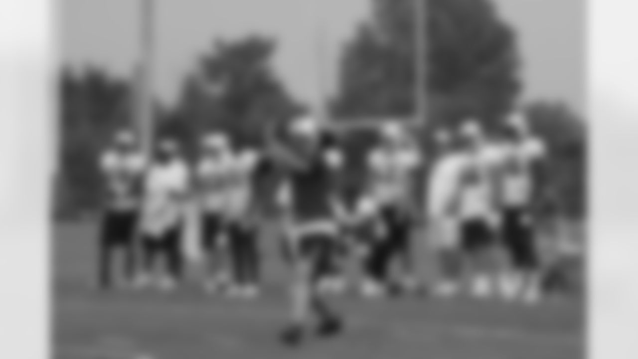 Titans players take part in day 9 of the team's 2010 training camp on Monday, Aug. 9, 2010 at Baptist Sports Park in Nashville Tenn.