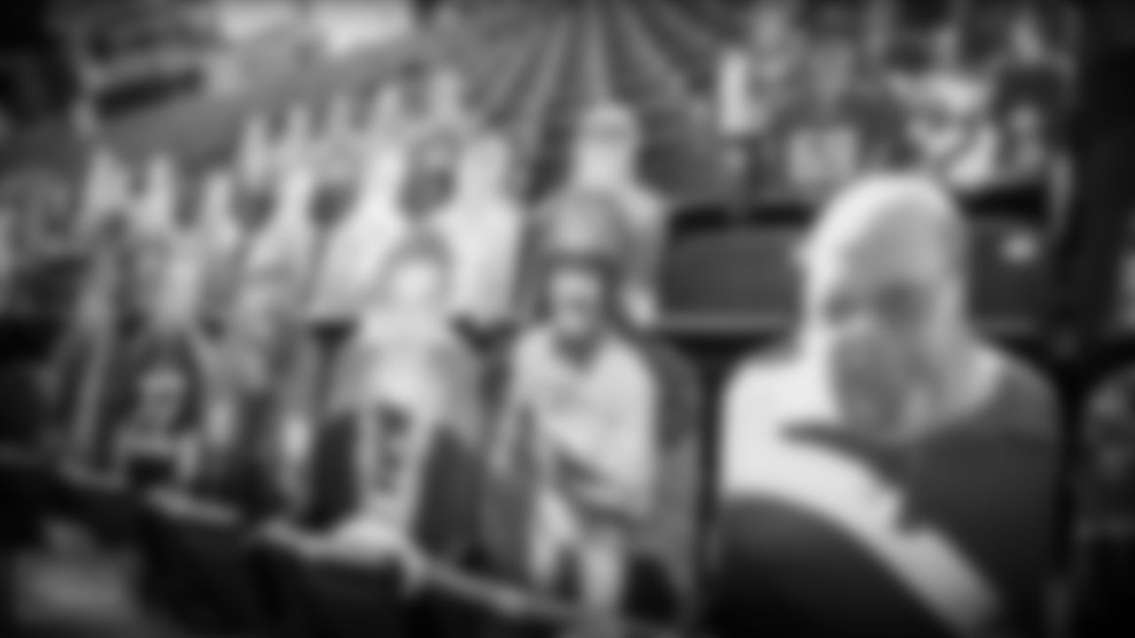 NASHVILLE, TN - SEPTEMBER 18, 2020 - Cutouts of fans in the stands at Nissan Stadium in Nashville, TN. Photo By Donald Page/Tennessee Titans