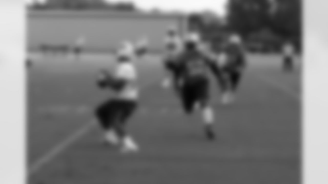 Titans players participate in an OTA (organized training activity) on Monday, June 14, 2010 at Baptist Sports Park in Nashville, Tenn.