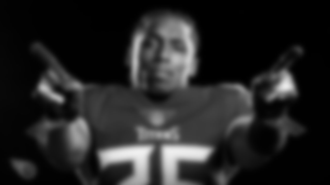 NASHVILLE, TN - JUNE 10, 2019 - Adoree' Jackson #25 of Tennessee Titans portrait during Media Day at Saint Thomas Sports Park in Nashville, TN. Photo By Donald Page/Tennessee Titans