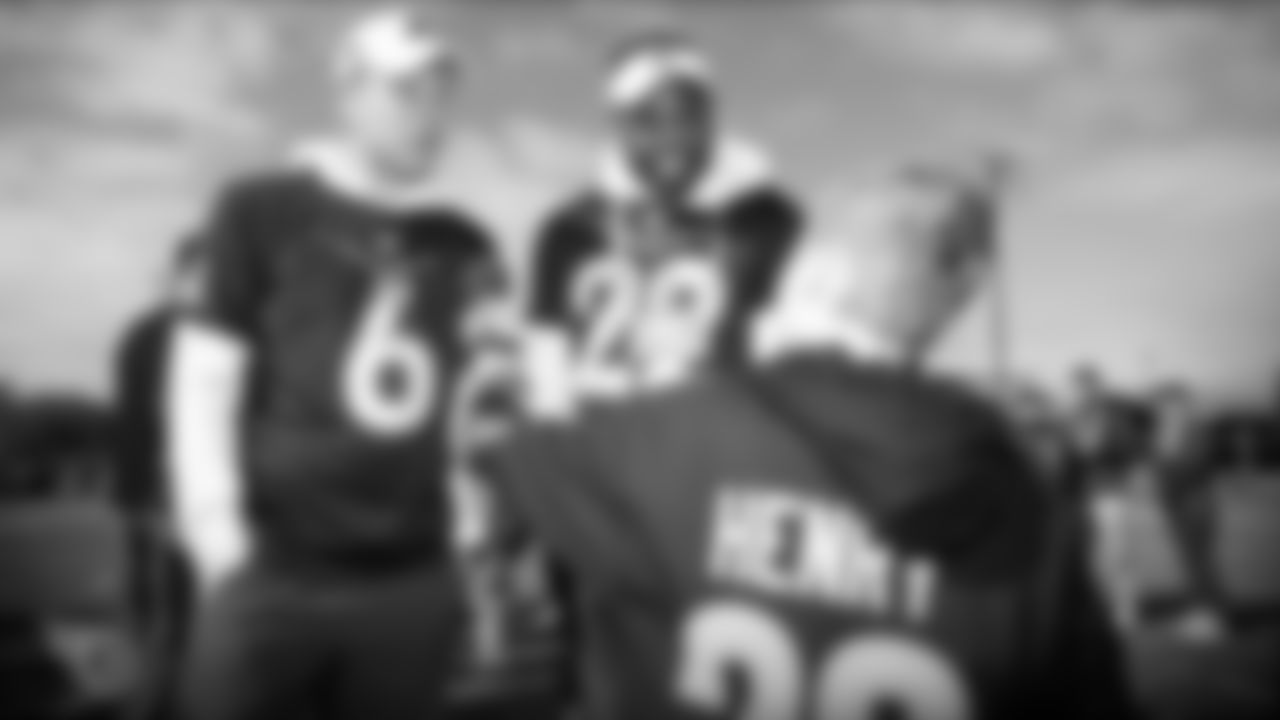 ORLANDO, FL - JANUARY 22, 2020 - Running back Derrick Henry #22 of the Tennessee Titans and Punter Brett Kern #6 of the Tennessee Titans at the 2020 NFL Pro Bowl. Photo By Donald Page/Tennessee Titans