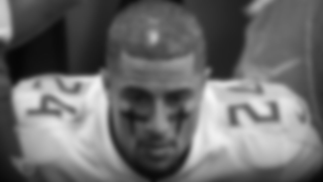 BALTIMORE, MD - JANUARY 11, 2020 - Safety Kenny Vaccaro #24 of the Tennessee Titans in the locker room before the AFC Divisional Playoff Game between the Tennessee Titans and the Baltimore Ravens at M&T Bank Stadium in Baltimore, MD. Photo By Donald Page/Tennessee Titans