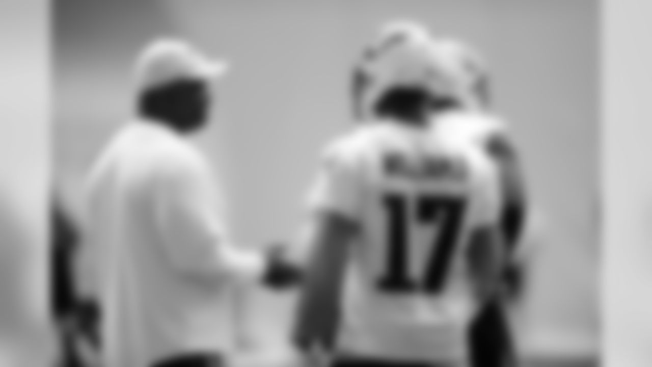 Titans players practice inside the team's bubble during an OTA (organized training activity) on Thursday, June 17, 2010 at Baptist Sports Park in Nashville, Tenn.