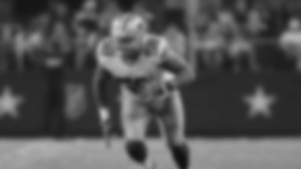 Dallas Cowboys' Jack Crawford (58) rushes against the Detroit Lions during an NFL football game, Monday, Dec. 26, 2016, in Arlington, Texas. (AP Photo/Roger Steinman)