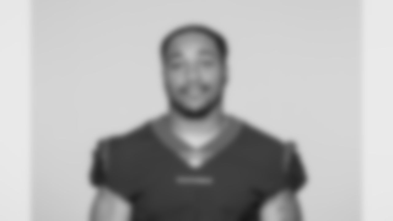 This is a 2018 photo of Mycole Pruitt of the Houston Texans NFL football team. This image reflects the Houston Texans active roster as of Saturday, April 7, 2018 when this image was taken. (AP Photo)