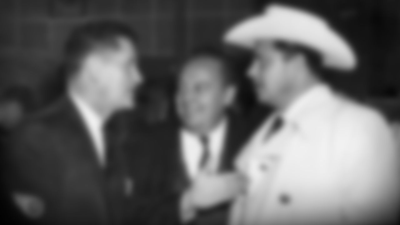 Adams Wismer Foss Postgame 1960 AFL Championship