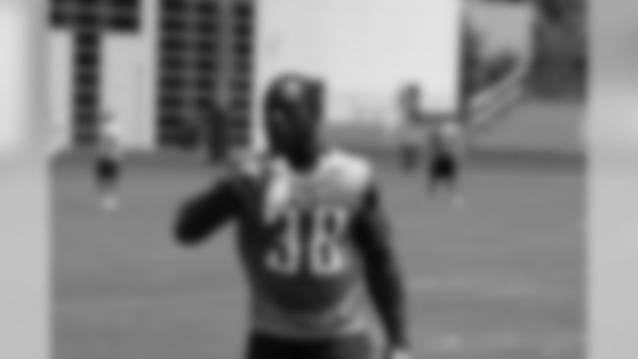 Titans players participate in an OTA (organized training activity) on Monday, June 14, 2010 at Baptist Sports Park in Nashville, Tenn.