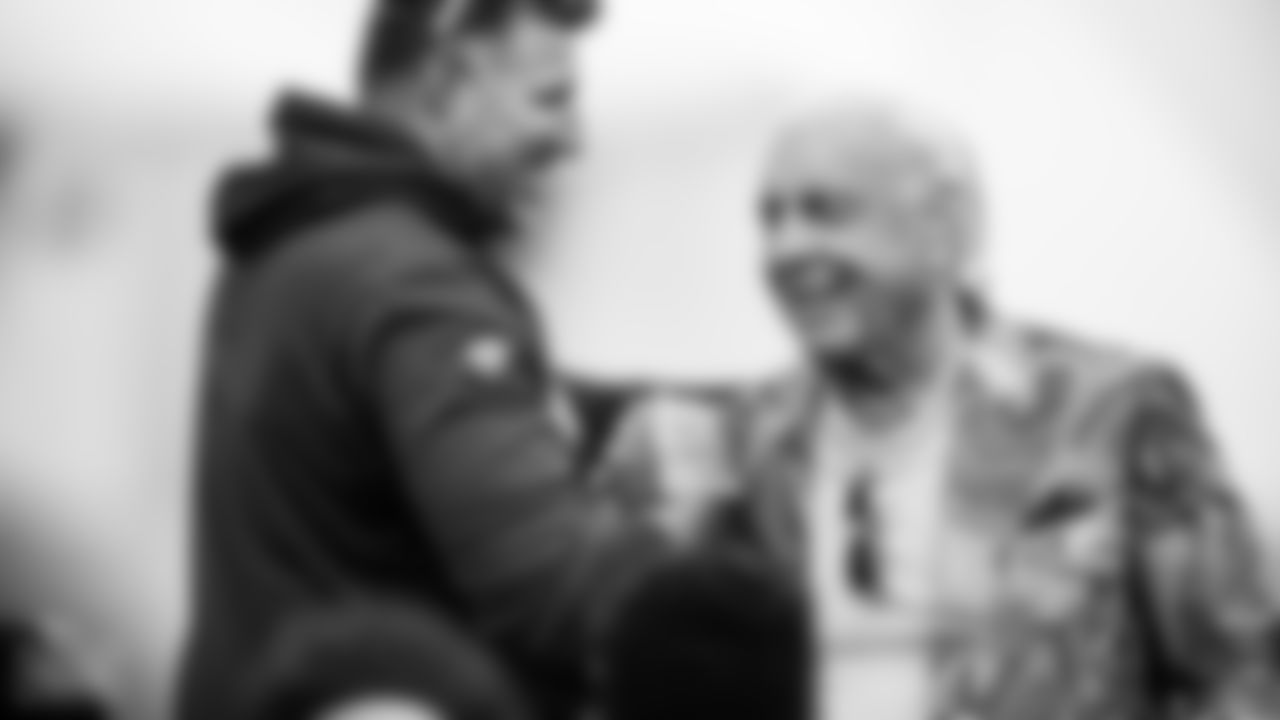 Head coach Mike Vrabel of the Tennessee Titans and Ric Flair during training camp at Ascension Saint Thomas Sports Park on July 28, 2022 in Nashville, TN. Photo By Cameron Faulkner/Tennessee Titans