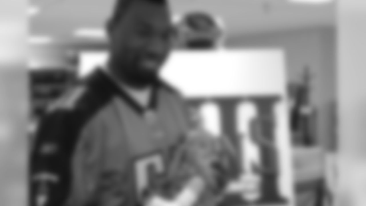 LB Gerald McRath was the featured player on Titans Caravan XIII on Thursday, making stops in LaFollette, Oak Ridge, Crossville, Cookeville and Mt. Juliet, TN.