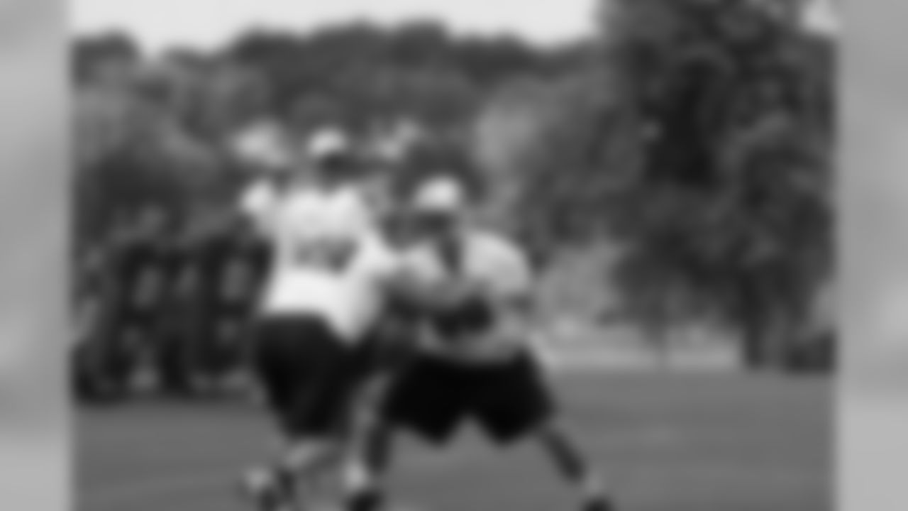 Titans players participate in an OTA (organized training activity) on Monday, June 14, 2010 at Baptist Sports Park in Nashville, Tenn.