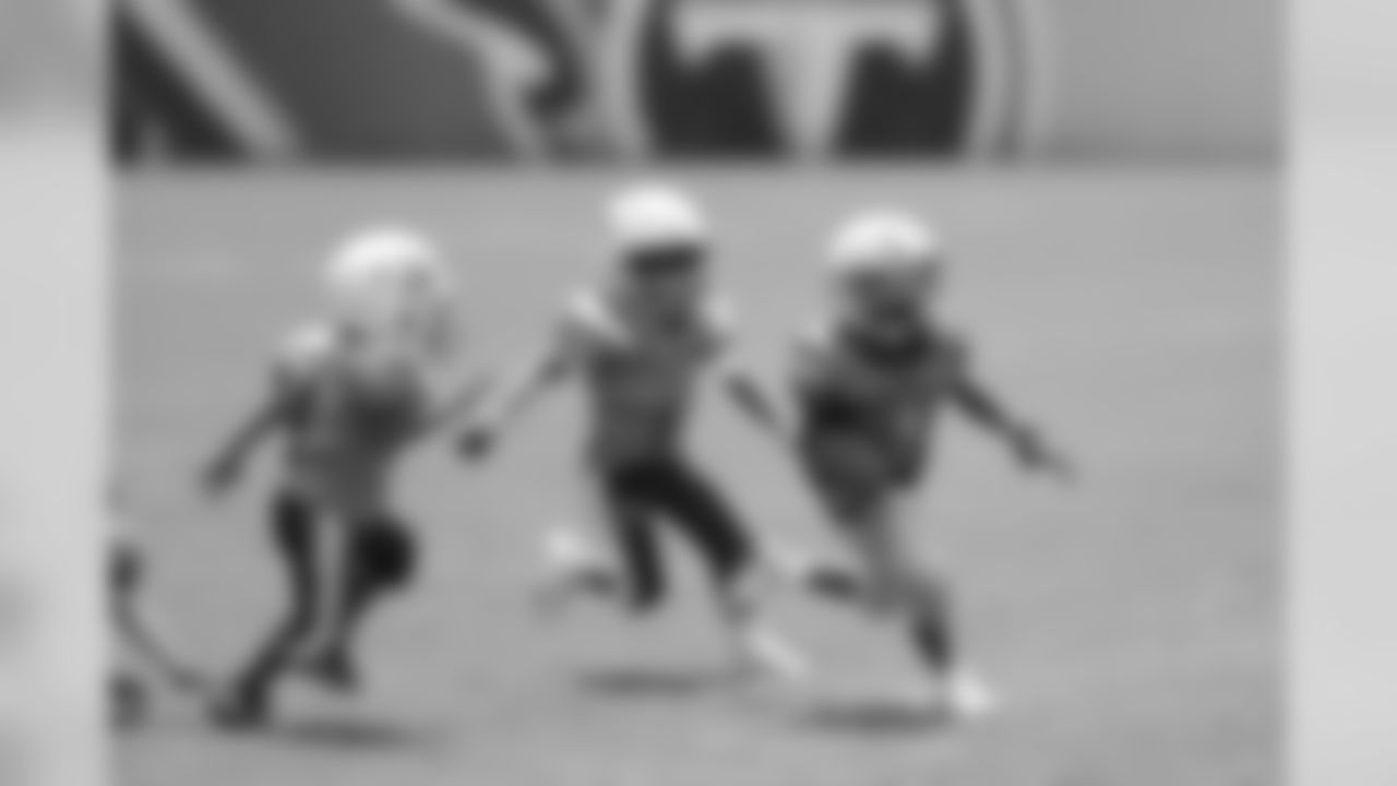 NASHVILLE, TN - AUGUST 03, 2019 - Y./'
\outh football games at Nissan Stadium in Nashville, TN. Photo By Donald Page/Tennessee Titans