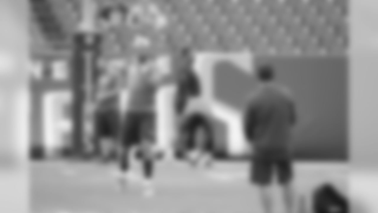 Tennessee Titans quarterback Marcus Mariota warms up before a preseason NFL football game against the Pittsburgh Steelers Sunday, Aug. 25, 2019, in Nashville, Tenn. (AP Photo/Mark Zaleski)