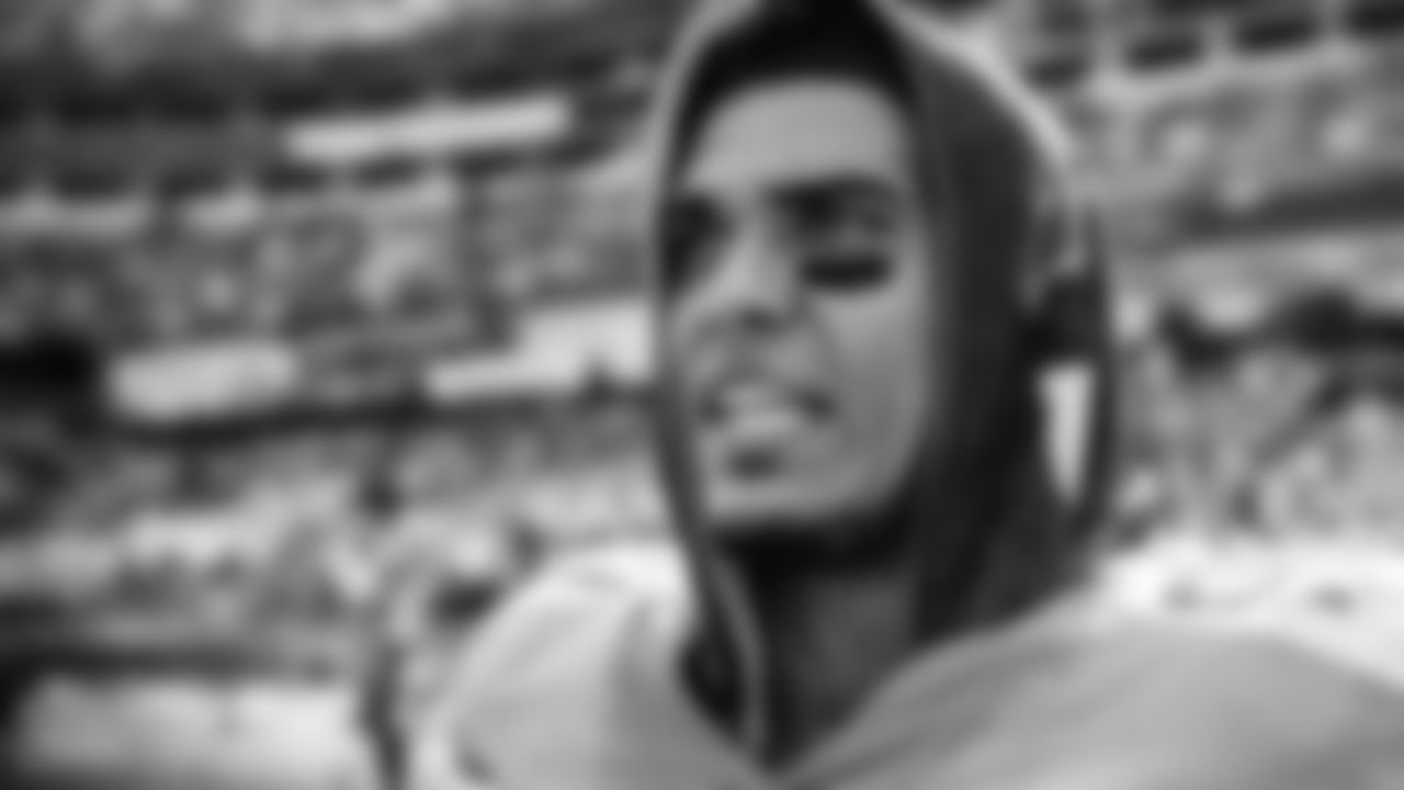 Outside linebacker Rashad Weaver #99 of the Tennessee Titans after the game between the Tennessee Titans and the Las Vegas Raiders at Nissan Stadium on September 25, 2022 in Nashville, TN. Photo By Cameron Faulkner/Tennessee Titans