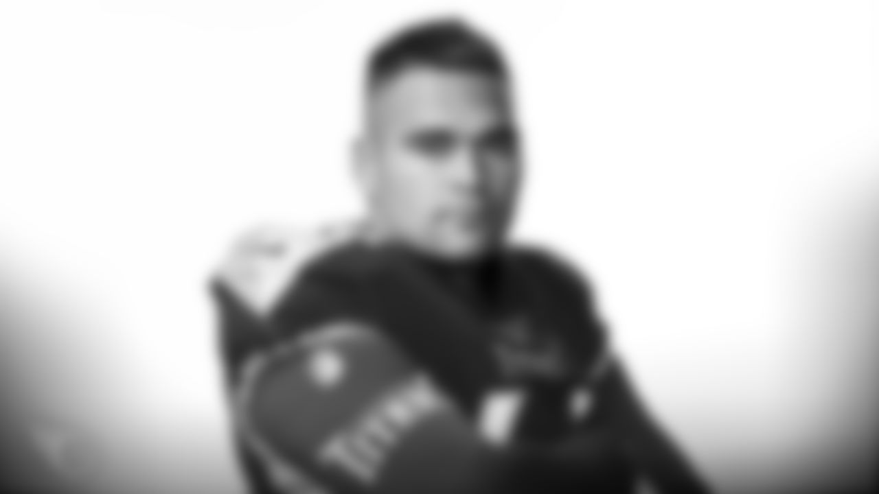 NASHVILLE, TN - JUNE 10, 2019 - Kamalei Correa #44 of Tennessee Titans portrait during Media Day at Saint Thomas Sports Park in Nashville, TN. Photo By Donald Page/Tennessee Titans
