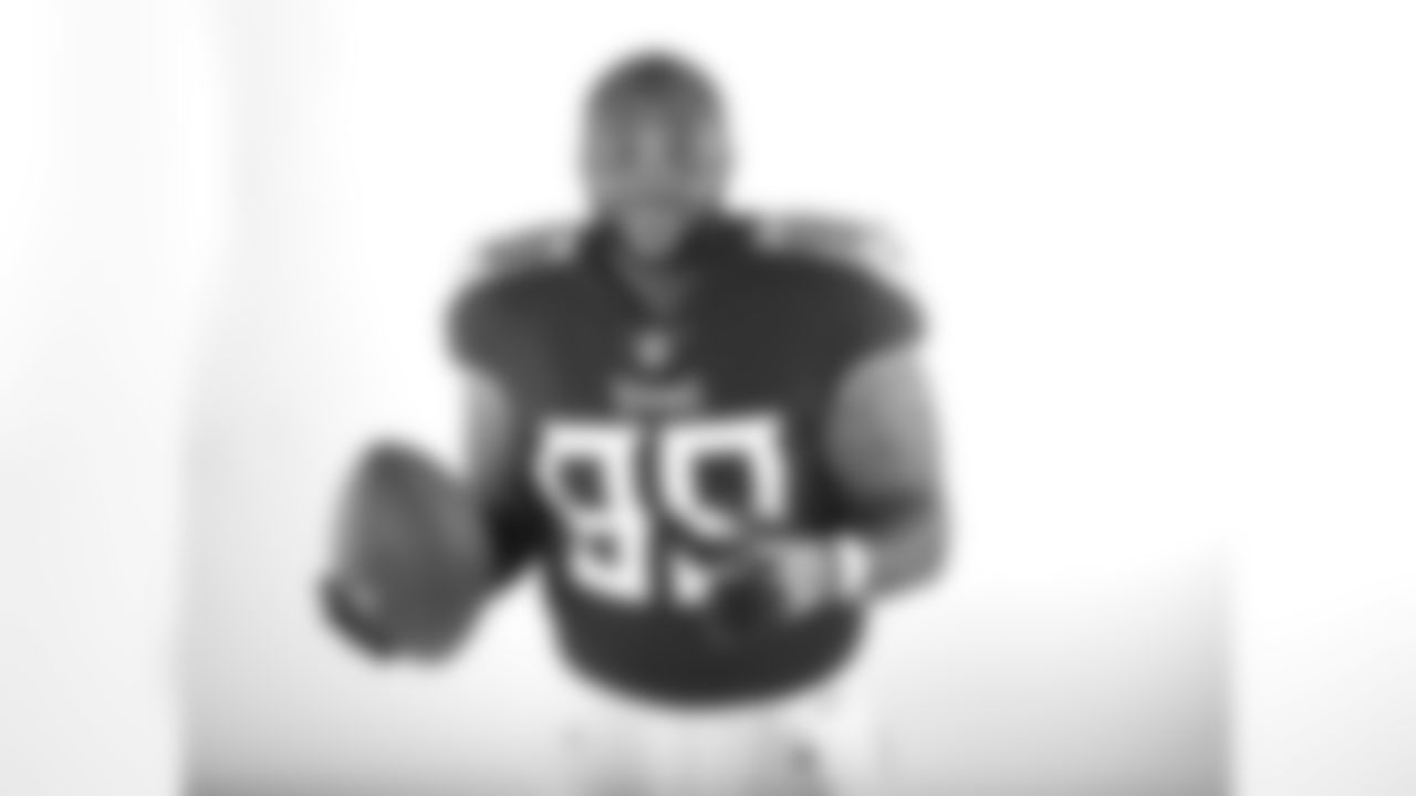 Tennessee Titans defensive end Jurrell Casey poses June 11, 2018, in Nashville, Tenn. (AP Photo/Mark Humphrey)