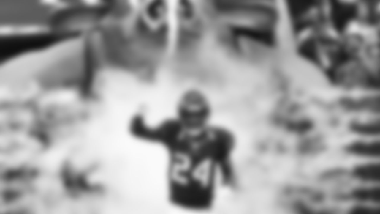 Houston Texans cornerback Johnathan Joseph (24) runs on to the field before an NFL football game against the Tennessee Titans, Sunday, Oct. 2, 2016, in Houston. (AP Photo/Eric Christian Smith)