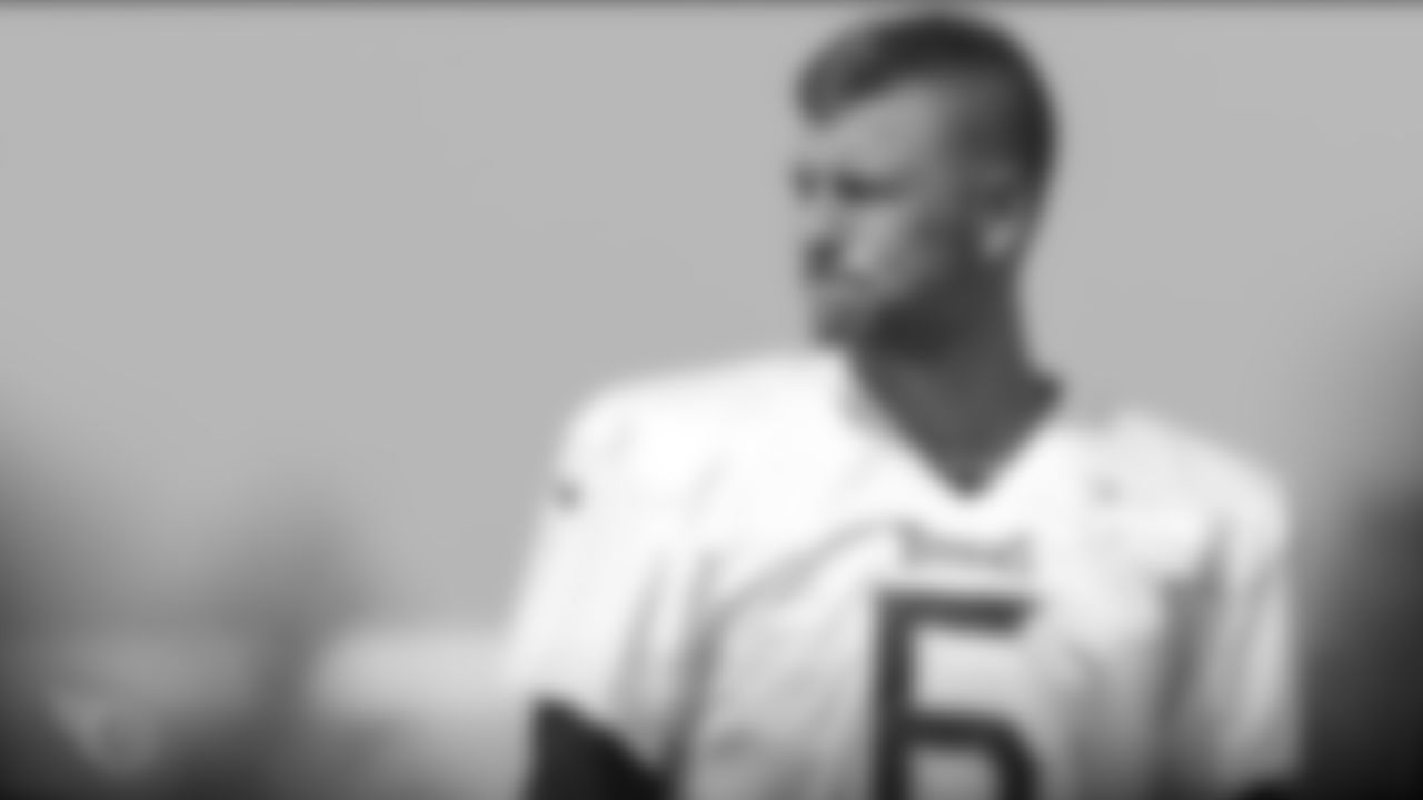 NASHVILLE, TN - JULY 27, 2019 - Punter Brett Kern during training camp practice in Nashville, TN. Photo By Jourdan Gottlieb/Tennessee Titans