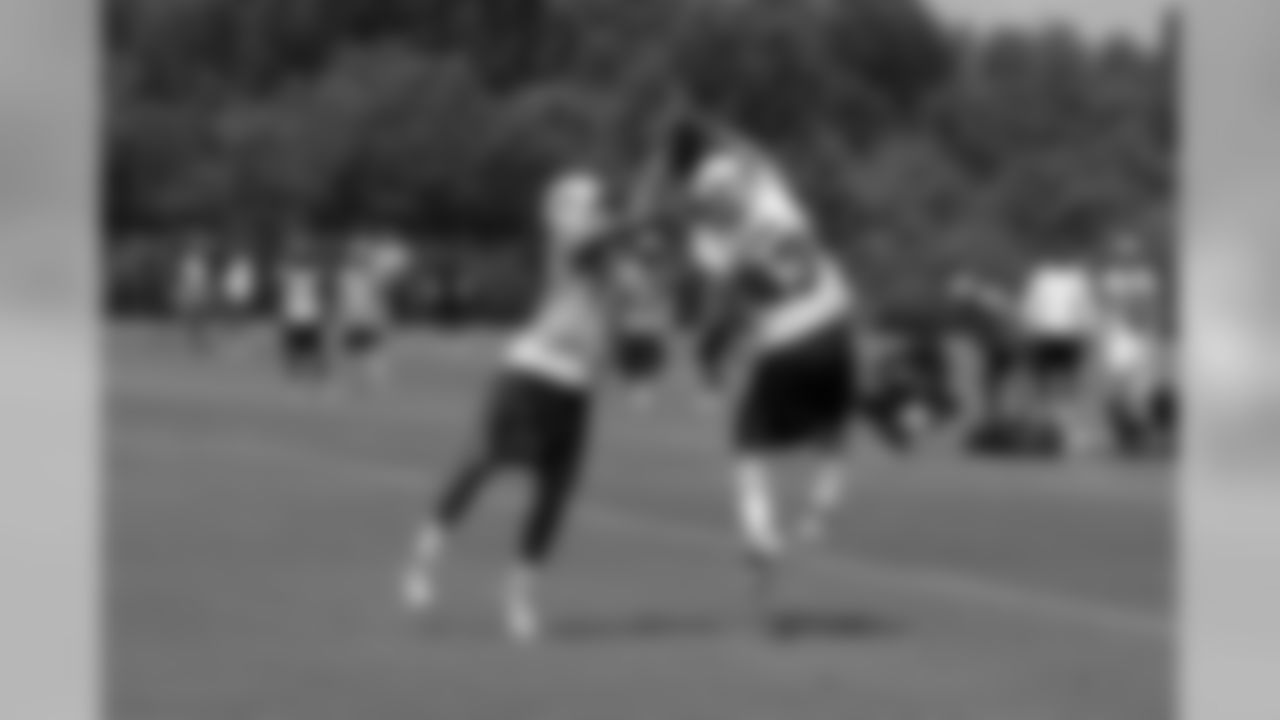 Titans players participate in an OTA (organized training activity) on Monday, June 14, 2010 at Baptist Sports Park in Nashville, Tenn.